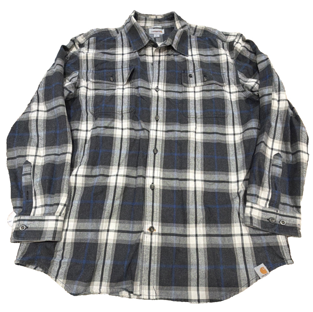 Carhartt Hubbard Heavyweight Plaid Flannel Men’s XL Original Fit